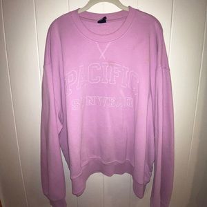 Purple PacSun sweatshirt